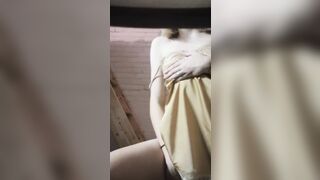Close up private tender nude striptease