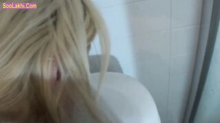 Long Booty Step Cougar Banged! By Stepson Inside Shopping Mall Wc