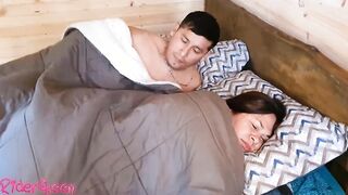 Stepson accompanies stepmother inside bed and touches her while she rests Full Faphouse