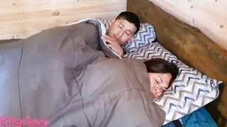 Stepson accompanies stepmother inside bed and touches her while she rests Full Faphouse