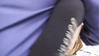 Crazy Hot dark haired 19 yo opens her holes deep to her friend