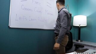 Isaac Parker fucks his student Andrew Miller