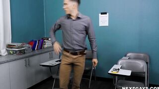 Isaac Parker fucks his student Andrew Miller