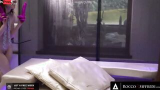 Ebony beauty Lets Tiny Russian Women Banged Her With A