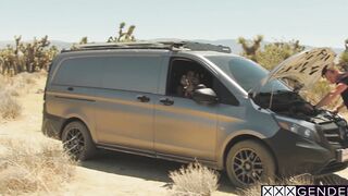 Hitchhiker Khloe Kay fucks stranger