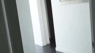 Dark Haired With Bubble Butt Takes Her Step Brothers Hard Penis