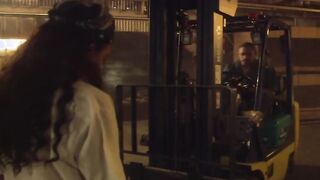 Crazy Sexy dark haired Dee Has Sex Into The Basement