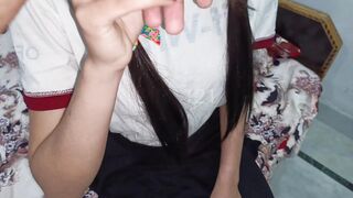 Beauty 18 year old Desi mistress seduced inside hotel room