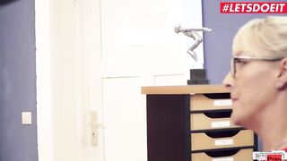 BUMSBUERO - milf Boss Lana Vegas Getting Cum Inside Coffee And Fucks Gigantic big black dick - LETSDOEIT