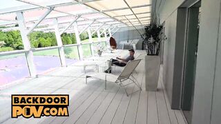 point of view - Alexis Crystal wants a sperm donor and ends up inside a threeway