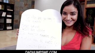 DadHumpsMe - Thin 18 Step Daughter Emily Willis Valentine's Day Screwed