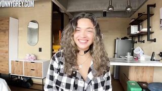 First Porn Casting for Curly Hispanic milf - point of view Head