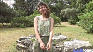 Melany discovers the pleasures of a huge afro penis