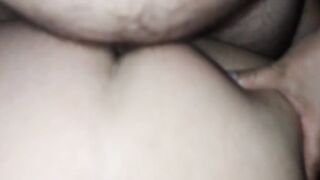 Anal rough and cummed