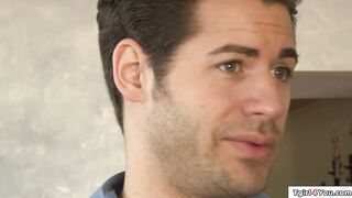 Trans babysitter Ryder Monroe assfucked