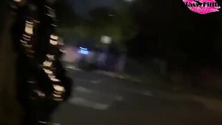 Classy pisses inside the street for a pound and gets caught