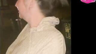 Walking down the street with cum all over my face