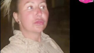 Walking down the street with cum all over my face