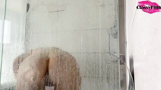 View Classy Filth have a Hottie steamy shower