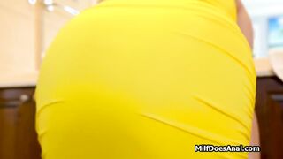 Titty fuck reward for rimming milf ass