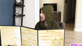 Three teens fucked by dungeon master