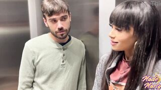 Ari Alectra Swallows 2 Huge Cocks