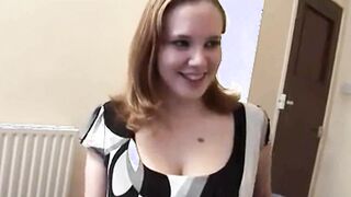 Big busted student from Liverpool gets pounded