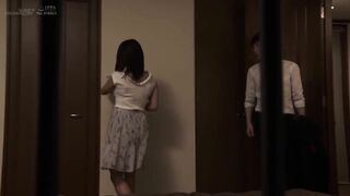 Cuckolded at home during a Typhoon by her Hubby subordinate