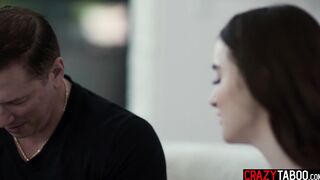 Teen Hazel Moore likes gift by stepdad