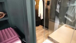 Busted my stepsister taking a shower