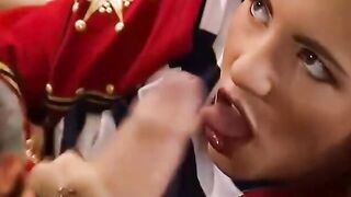 2 guys rough nailed Beauty with double penetration