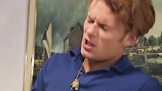 a adorable blonde passionately fucks into her cunt and butt