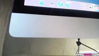 Amateur 3some with Red Lipstick - Web Cam Performance