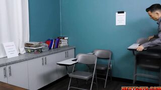Hot teacher fucks student Andrew Miller