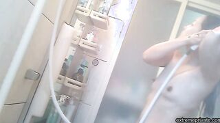 Mother from Japan spied in the shower