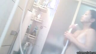 Mother from Japan spied in the shower