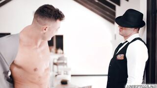 Michael Boston fucked by a stripper Lucca Mazzi