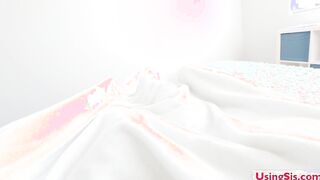 Scared teen fucked by her stepbrother