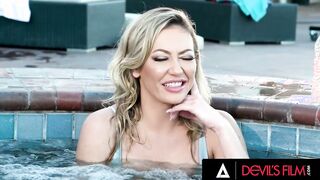 DEVILS MOVIE - sexy Bi Sexual 3Some Sandwich With The sexy Adira Allure
