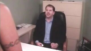 Pass porn video – Unselfconscious blonde decided to pass her job interview inside one of a kind style
