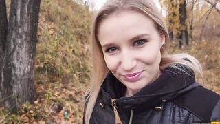 My 18 stepsister loves to plowed and drink cum public. - point of view