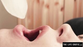 Dirty fetish dyke bound up and plowed by her dominant gf