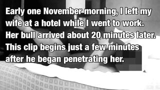 Ex-Wife moans while spread by big black dick