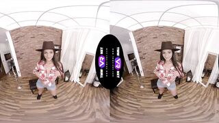TmwVRnet - Nicolette Noir - Cowboy hat over soak cunt