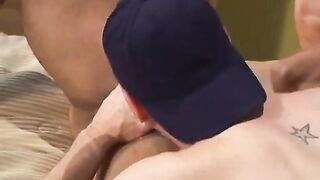 two bi dudes, 1open minded vulgar cunt with mouth, equals babe experience