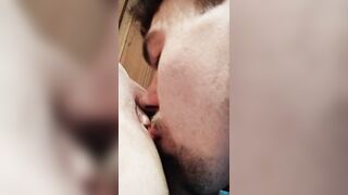 licks cunt into sauna