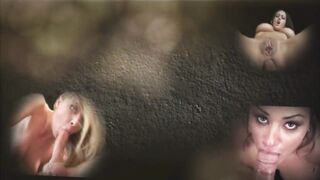 Pigtail Blonde Furious Cocksucker Making Dick Blow Cum
