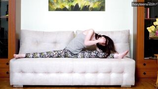 Goddess Russian gymnast star Torpe Baba spreading legs