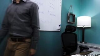 Hot teacher, Isaac Parker fucks student, Andrew