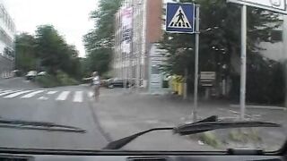 Versauter Fick im Auto mit der geilen Blonden